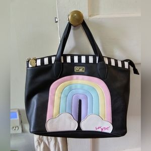 Luv Betsey Rainbow Crossbody or Shoulder Tote